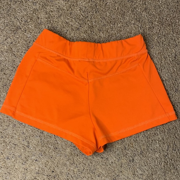 Hooters Orange Uniform Shorts Old Style - Picture 2 of 4